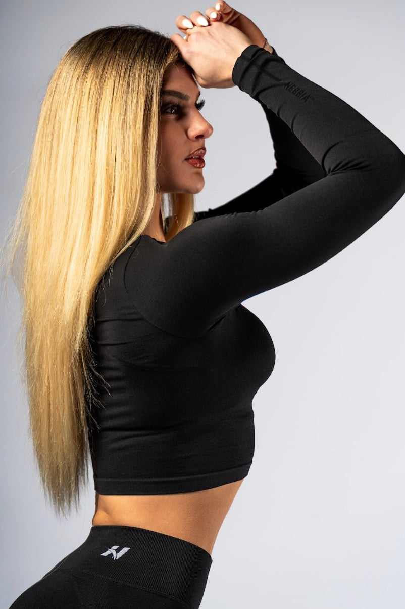 Nebbia Sports Top 892 Black – seamless | Nebbia Activewear (6/6)