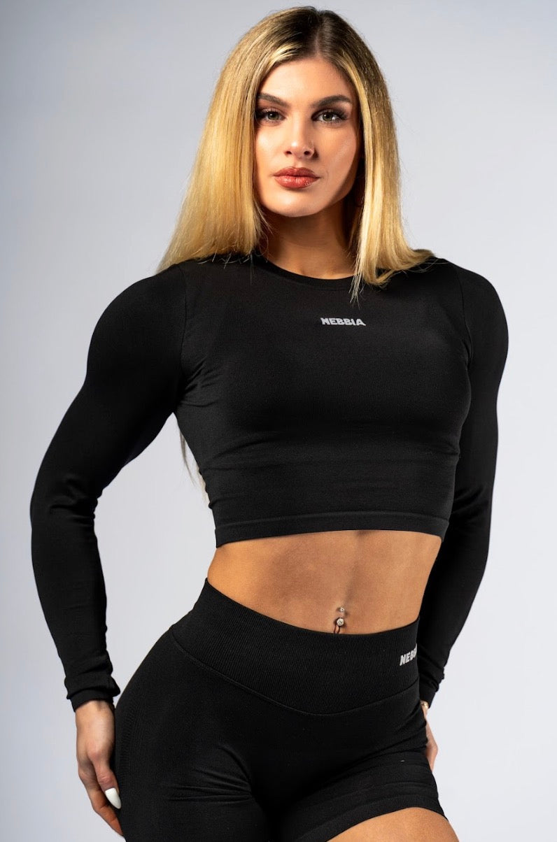 Nebbia Sports Top 892 Black – seamless | Nebbia Activewear (1/6)