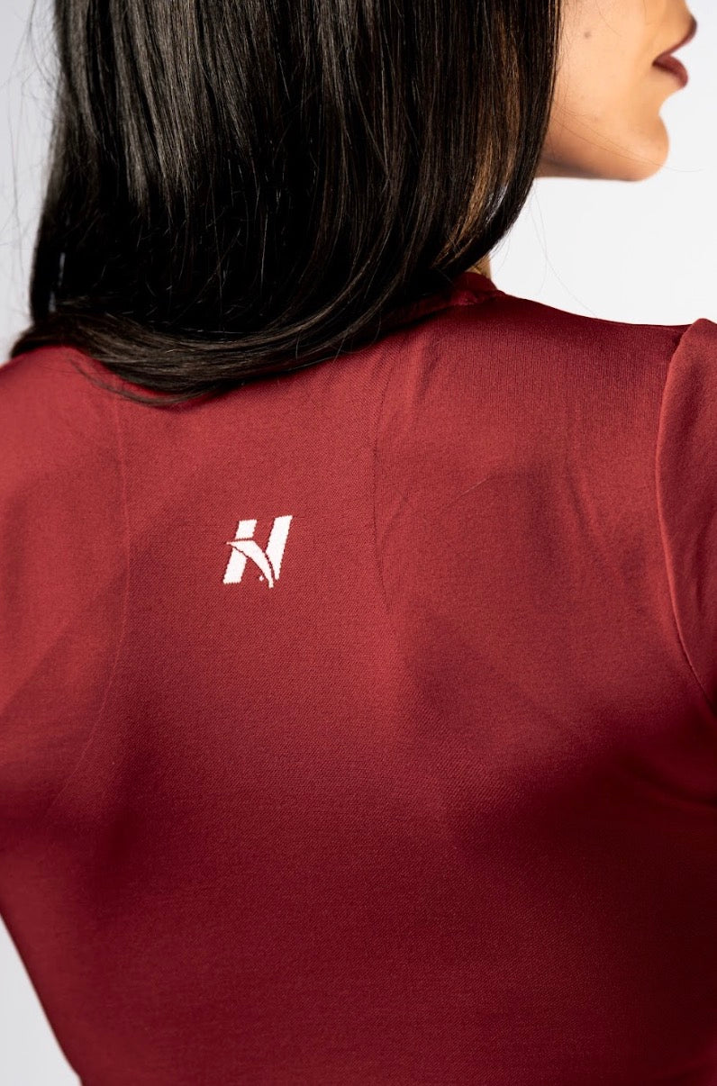 Nebbia Sports Shorts 891 Red – seamless | Nebbia Activewear (3/6)