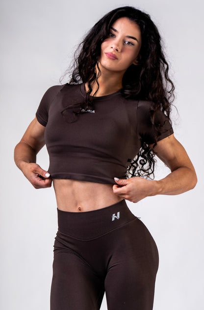 Nebbia Sports Shorts 891 Brown – seamless | Nebbia Activewear (1/6)