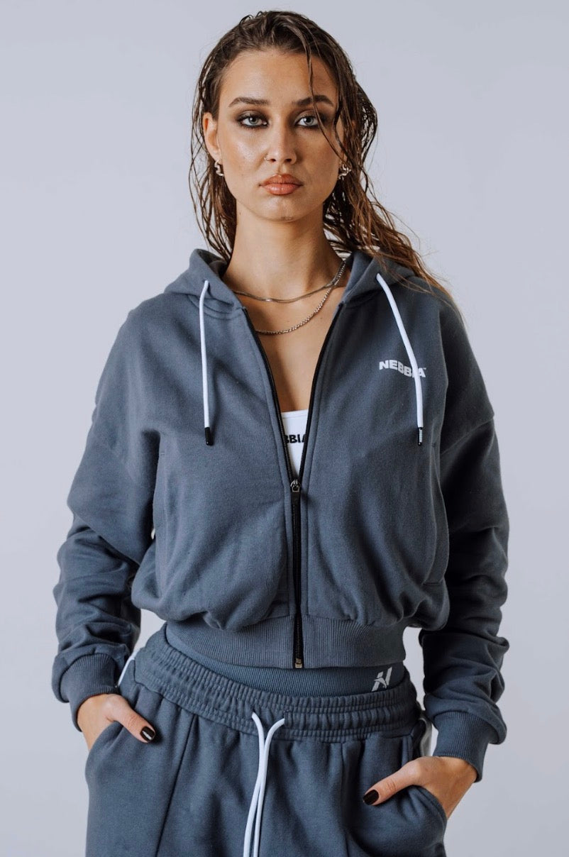 Nebbia Hoodie 895 Black | Nebbia Activewear (1/11)