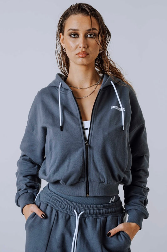 Nebbia Hoodie 895 Black | Nebbia Activewear (1/11)