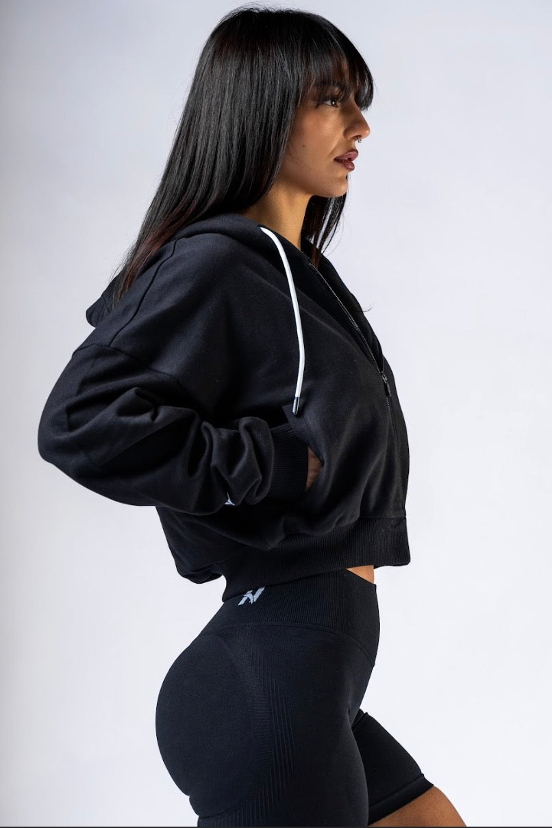 Nebbia Hoodie 895 Black | Nebbia Activewear (6/6)