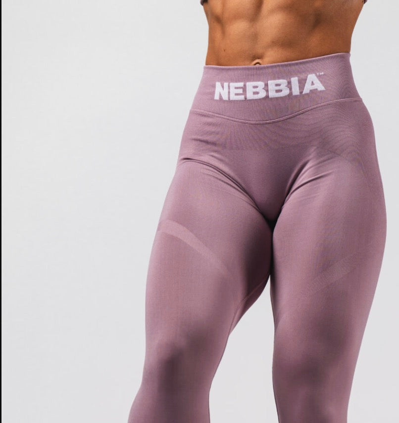 Nebbia Leggings 496 Pink – seamless, push-up, sculpting, high waist | Nebbia Activewear (3/10)