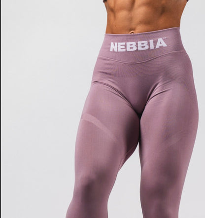 Nebbia Leggings 496 Pink – seamless, push-up, sculpting, high waist | Nebbia Activewear (3/10)