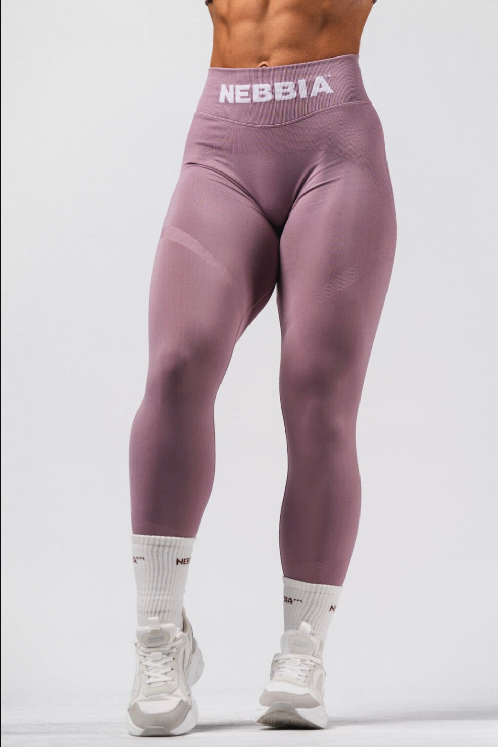 Nebbia Leggings 496 Pink – seamless, push-up, sculpting, high waist | Nebbia Activewear (4/10)