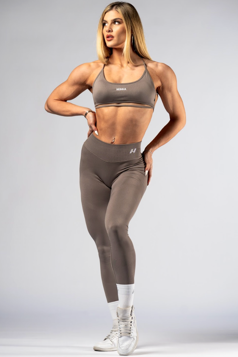 Nebbia Leggings 888 Brown – push-up, high waist | Nebbia Activewear (2/7)