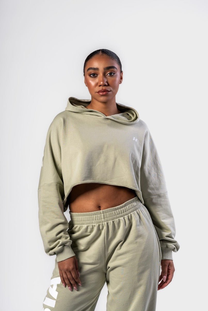 Nebbia Boyfriend Style Baggy Pants 432 - Light Green | Loose Fit Gym Joggers - AlisiiaKholli
