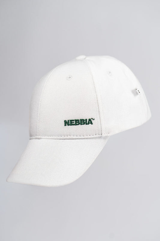 NEBBIA CLUB D’OR 646 Club Cap | White Luxury Baseball Hat with Gold Logo - AlisiiaKholli