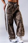 NEBBIA 896 Pantaloni da ginnastica oversize marrone chiaro | POWER